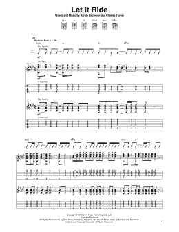 page one of Let It Ride (Guitar Tab)