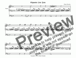 page one of Schönster Herr Jesu (II) - Chorale Prelude
