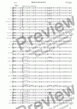 page one of MEXICAN HAT DANCE - Orchestra