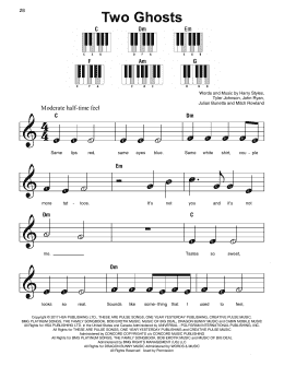 page one of Two Ghosts (Super Easy Piano)