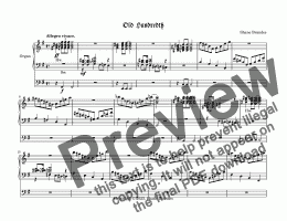 page one of Old Hundredth (I) - Chorale Prelude