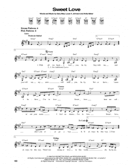 page one of Sweet Love (Easy Guitar)