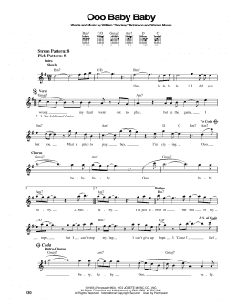 page one of Ooo Baby Baby (Easy Guitar)