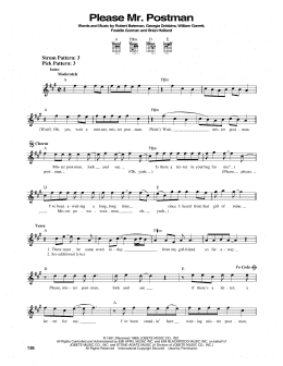 page one of Please Mr. Postman (Easy Guitar)