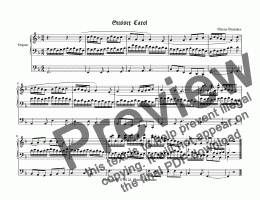 page one of Sussex Carol - Chorale Prelude