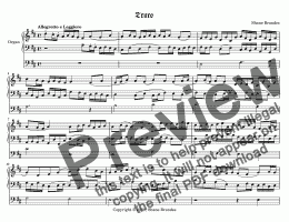 page one of Truro - Chorale Prelude