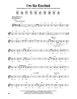 page one of I'm So Excited (Easy Guitar)