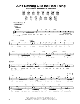 page one of Ain't Nothing Like The Real Thing (Easy Guitar)