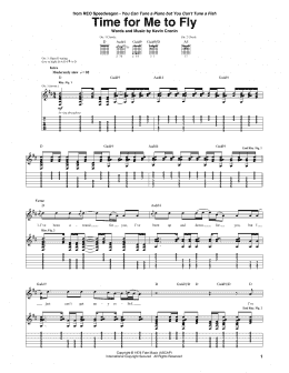 page one of Time For Me To Fly (Guitar Tab)