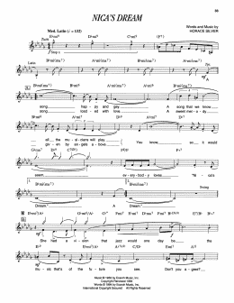 page one of Nica's Dream (Piano Transcription)