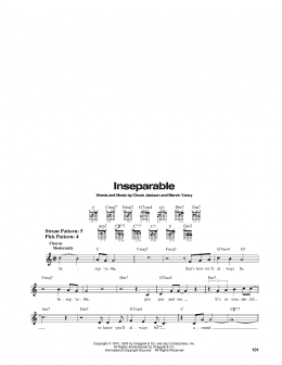 page one of Inseparable (Easy Guitar)