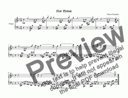 page one of New Britain (II) - Chorale Prelude