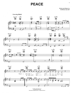 page one of Peace (Piano, Vocal & Guitar Chords (Right-Hand Melody))
