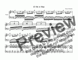 page one of O filii et filiae - Chorale Prelude