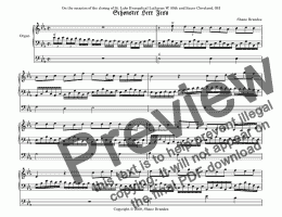 page one of Schönster Herr Jesu - Chorale Prelude