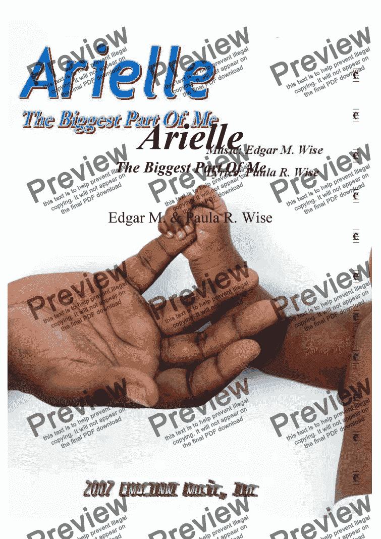 page one of Arielle (The Biggest Part Of Me)