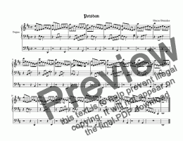 page one of Potsdam (I) - Chorale Prelude
