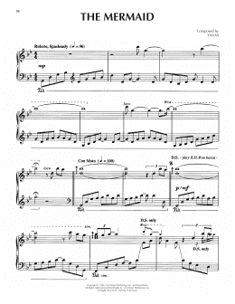 page one of The Mermaid (Piano Solo)