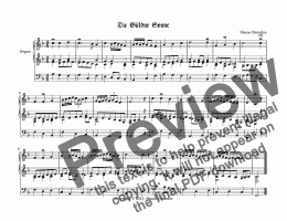 page one of Die güldne Sonne (I)  - Chorale Prelude