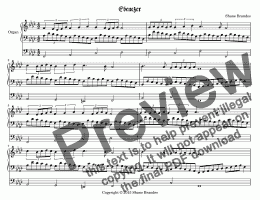 page one of Ebenezer (I) - Chorale Prelude
