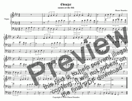 page one of Ebenezer (II) - Chorale Prelude