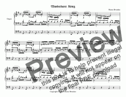 page one of Wunderbar Koenig (I) - Chorale Prelude