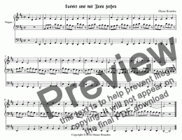 page one of Lasset uns mit Jesu ziehen (II) - Chorale Prelude