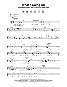 page one of What's Going On (Easy Guitar)