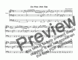 page one of Den store hvide flok (II) - Chorale Prelude