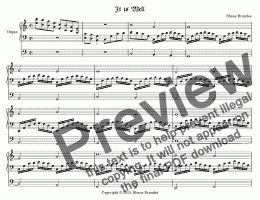 page one of It is well - Chorale Prelude