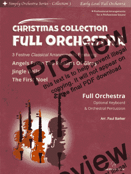 page one of Simply Orchestra Christmas Collection 3 (Full Orchestra)