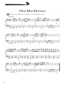 page one of Old MacDonald (Piano Method)