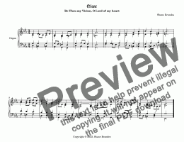 page one of Slane  (II) - Chorale Prelude