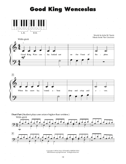 page one of Good King Wenceslas (5-Finger Piano)