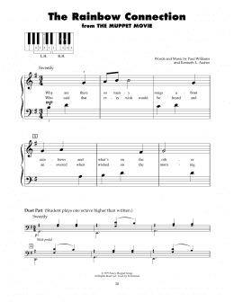page one of The Rainbow Connection (5-Finger Piano)