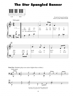 page one of The Star-Spangled Banner (5-Finger Piano)