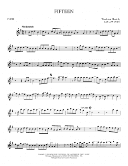 page one of Fifteen (Flute Solo)