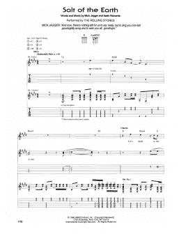 page one of Salt Of The Earth (Guitar Tab)