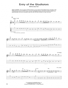 page one of Entry Of The Gladiators (Guitar Tab)