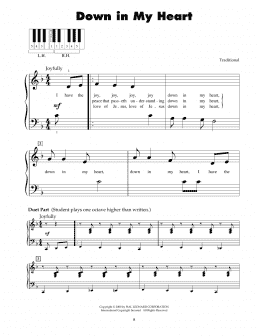 page one of Down In My Heart (5-Finger Piano)