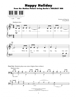 page one of Happy Holiday (5-Finger Piano)