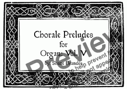 page one of Chorale Preludes for Organ: Vol. 5