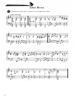page one of Deep River (Piano Method)