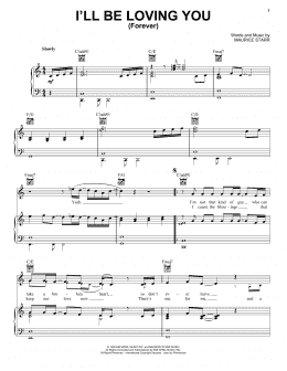 page one of I'll Be Loving You (Forever) (Piano, Vocal & Guitar Chords (Right-Hand Melody))