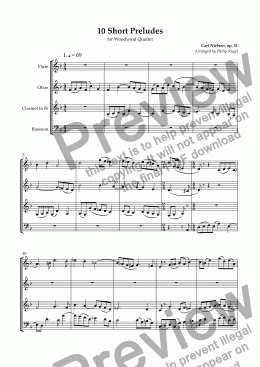 page one of 10 Short Preludes