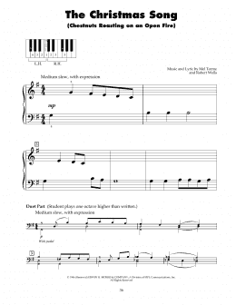 page one of The Christmas Song (Chestnuts Roasting On An Open Fire) (5-Finger Piano)