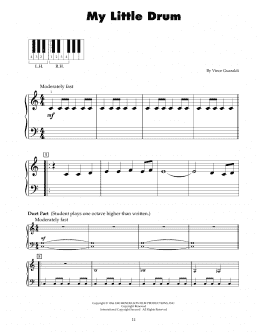 page one of My Little Drum (5-Finger Piano)