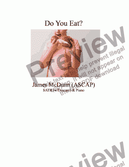 page one of Do You Eat?