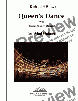 page one of Queen's Dance 