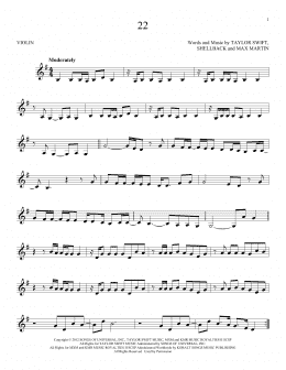 page one of 22 (Violin Solo)